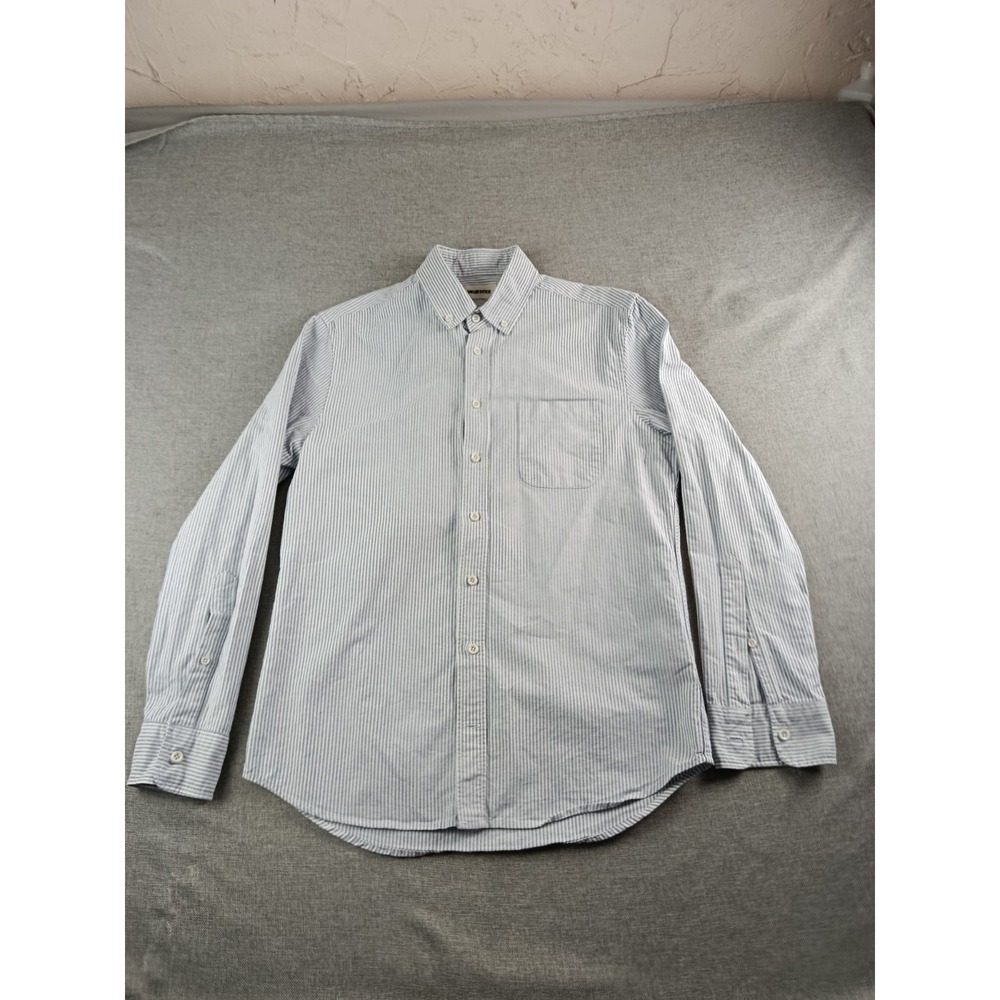 Taylor Stitch Shirt Mens 38 Blue Oxford Button Down OCBD Long Sleeve Pocket